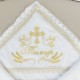 Крижма для хлопчика з вишивкою "Добра доля"